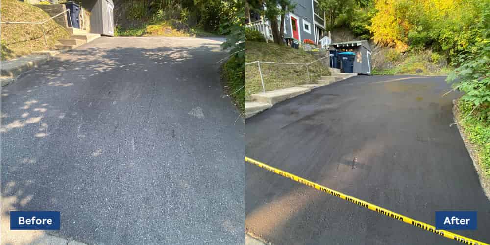 Asphalt Driveway Sealcoating image
