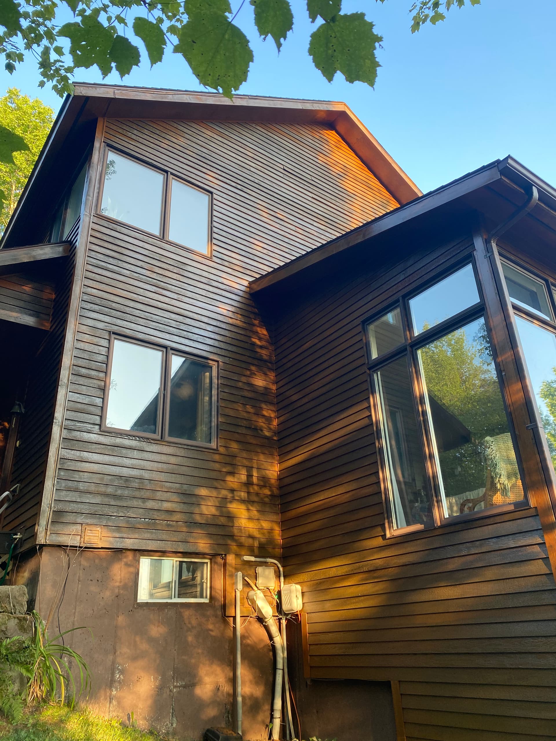 Cedar Siding Refresh in Waterbury Vermont
