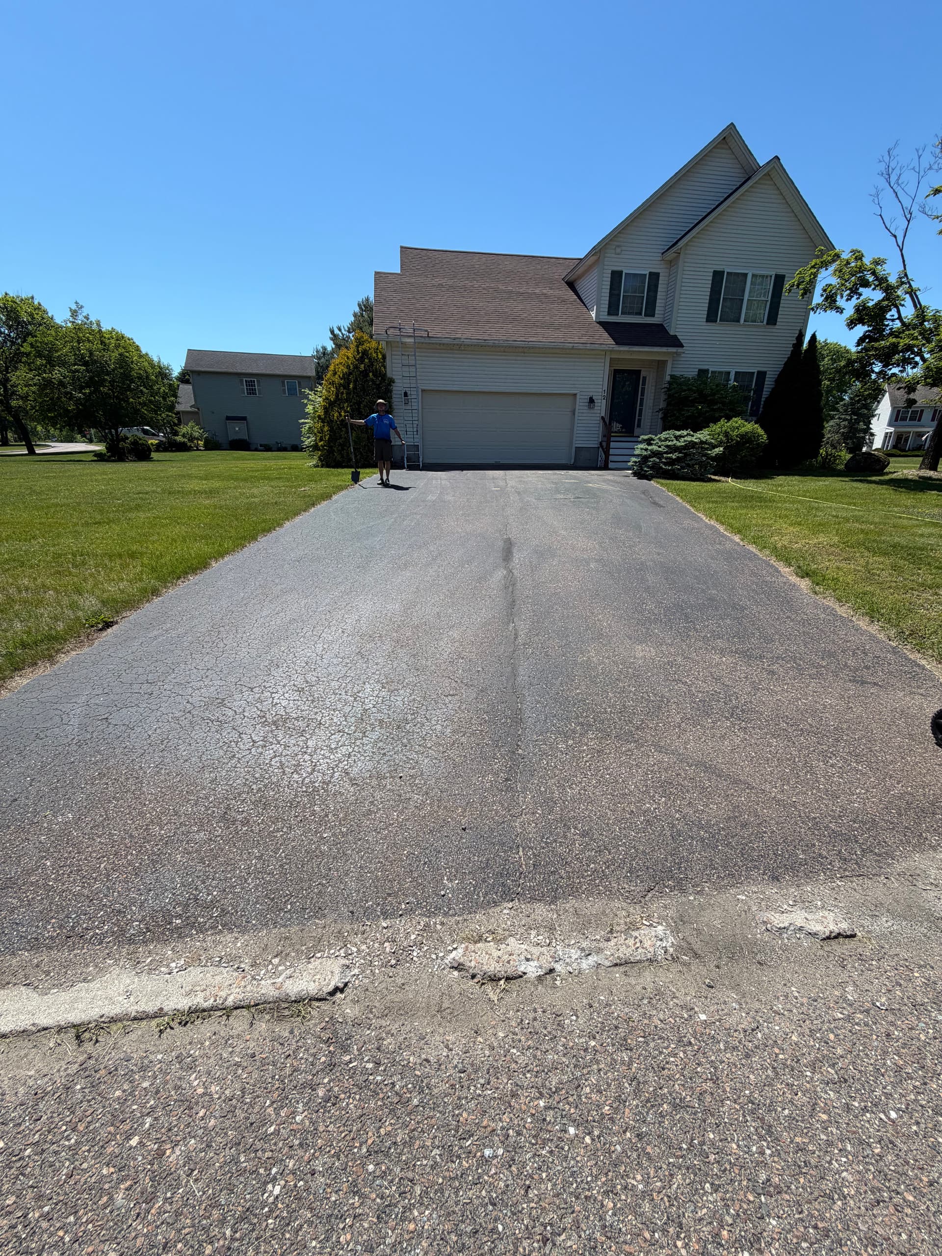 Gallery photos for Siding Soft Wash, Gutter Cleaning and Driveway Sealcoating in Milton VT: Image #8
