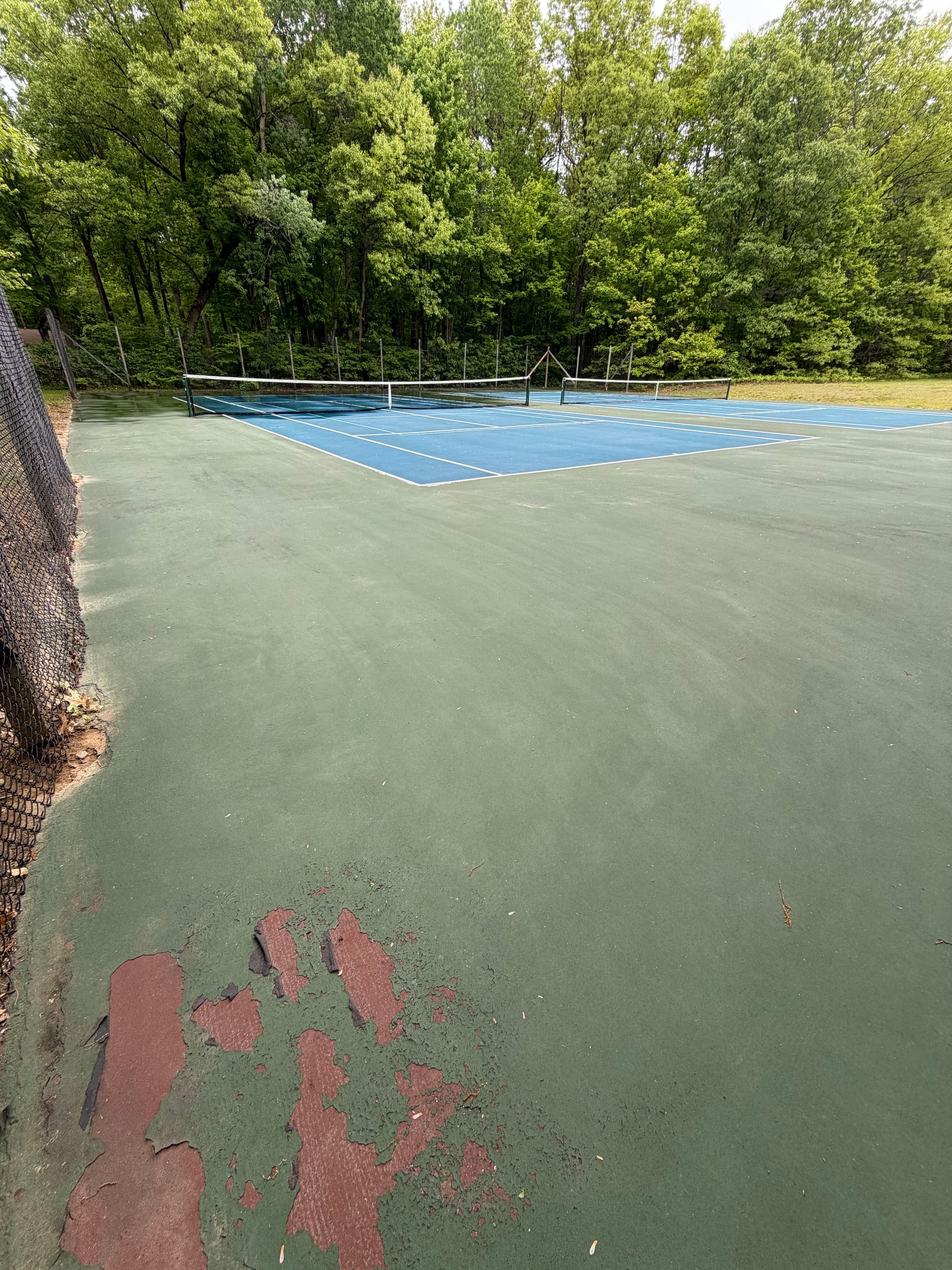 Gallery photos for Tennis Court Pressure Washing in Colchester Vermont: Image #1