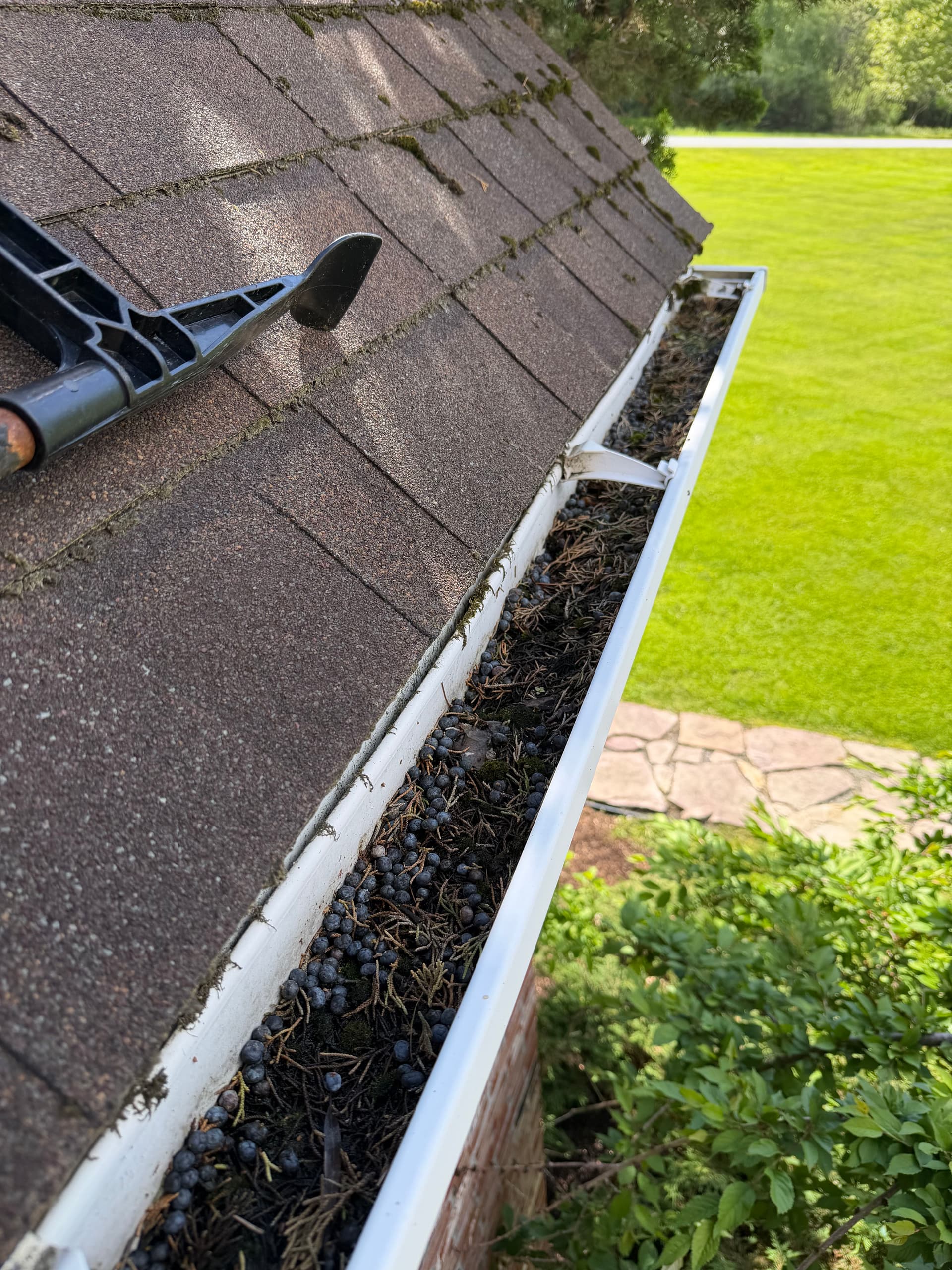 Gallery photos for Deck Staining, Gutter Cleaning, and Driveway Crack Repair in Williston VT: Image #2