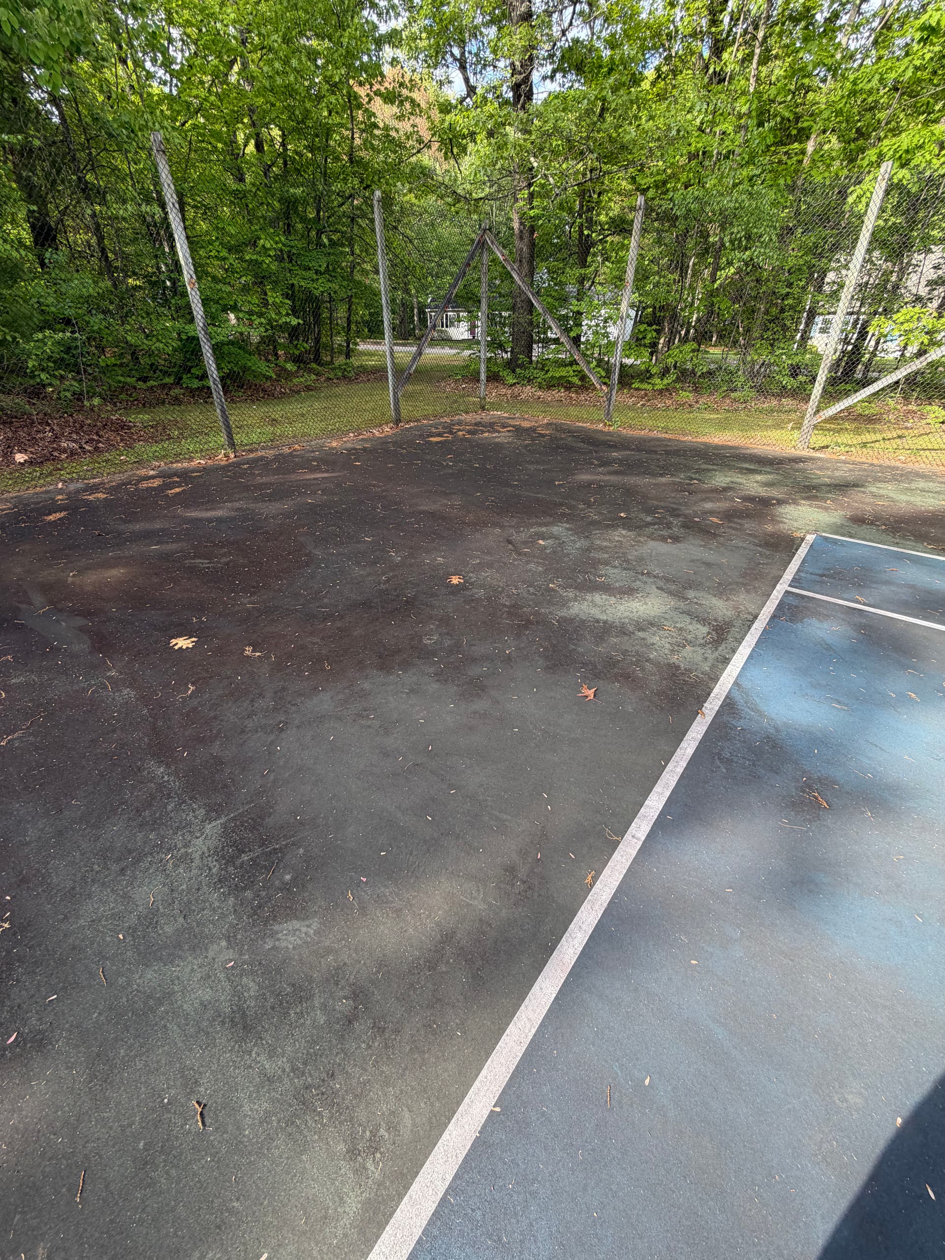 Gallery photos for Tennis Court Pressure Washing in Colchester Vermont: Image #2