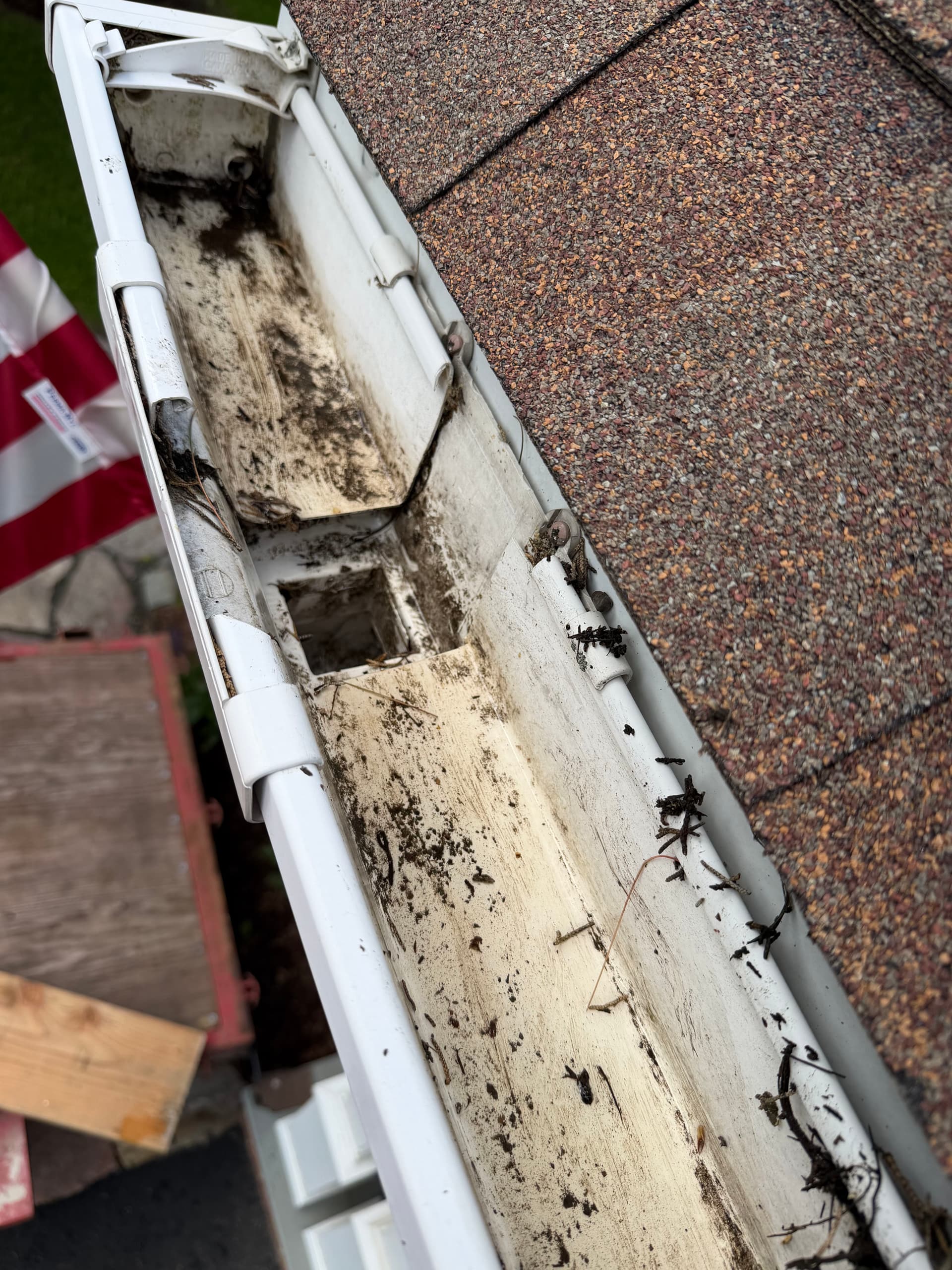 Gallery photos for Deck Staining, Gutter Cleaning, and Driveway Crack Repair in Williston VT: Image #5