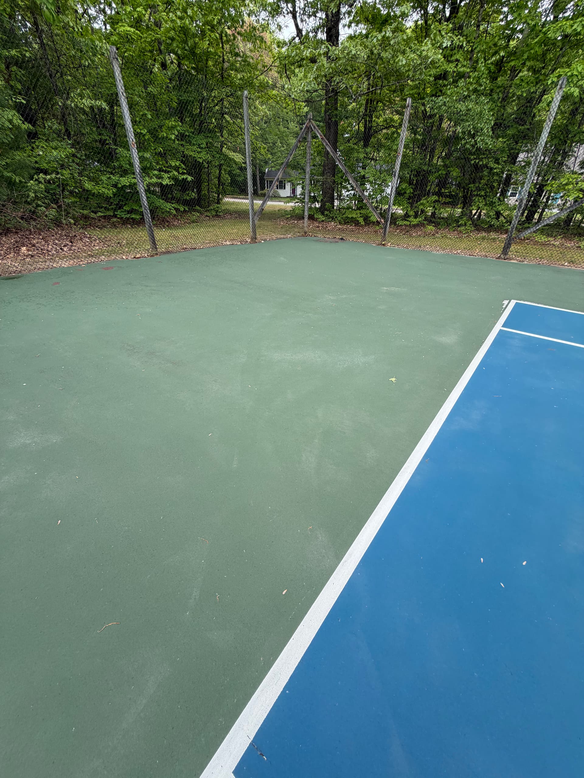 Gallery photos for Tennis Court Pressure Washing in Colchester Vermont: Image #3
