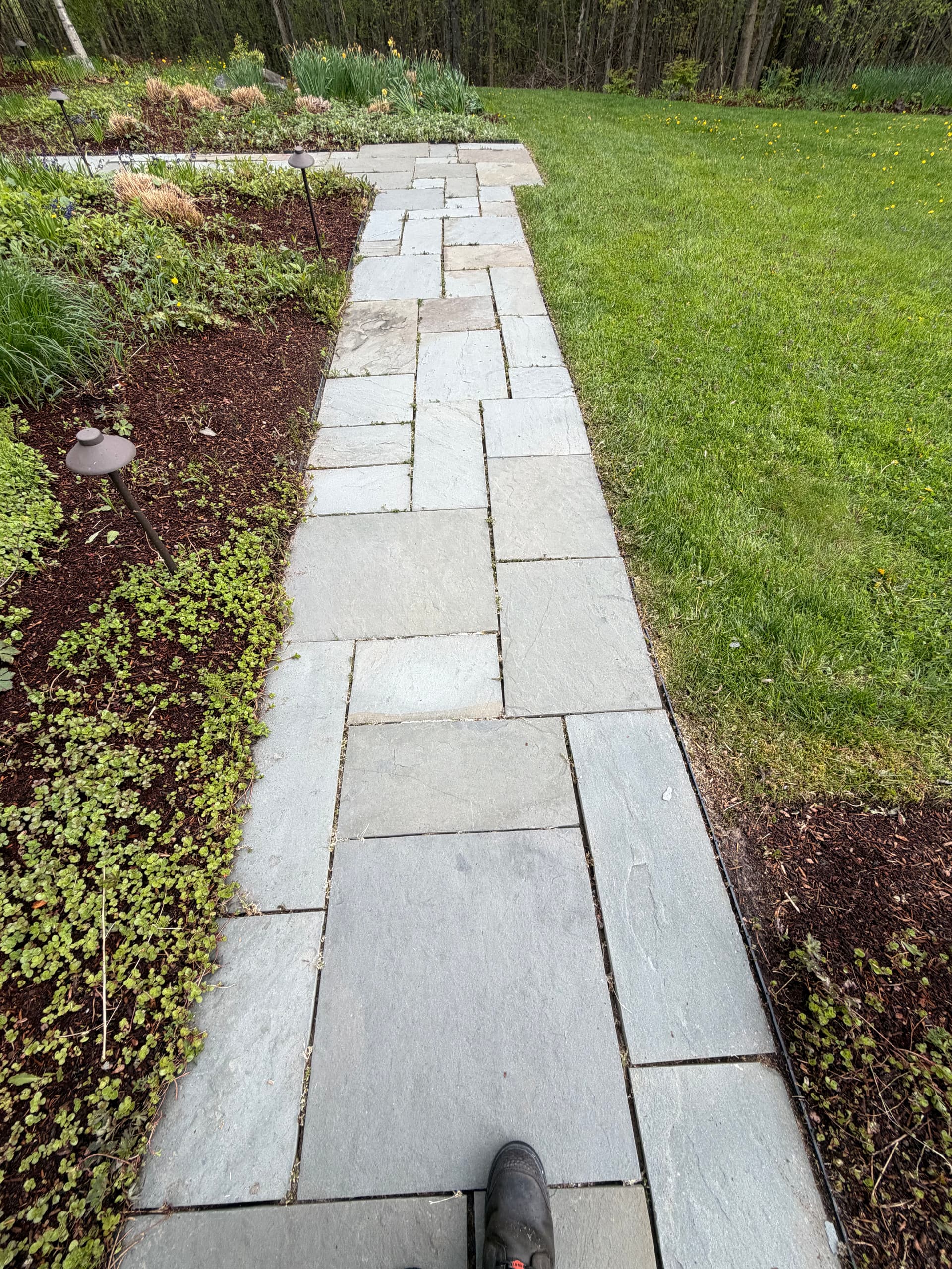 Gallery photos for Colchester Bluestone Patio and Walkway Pressure Washing: Image #5