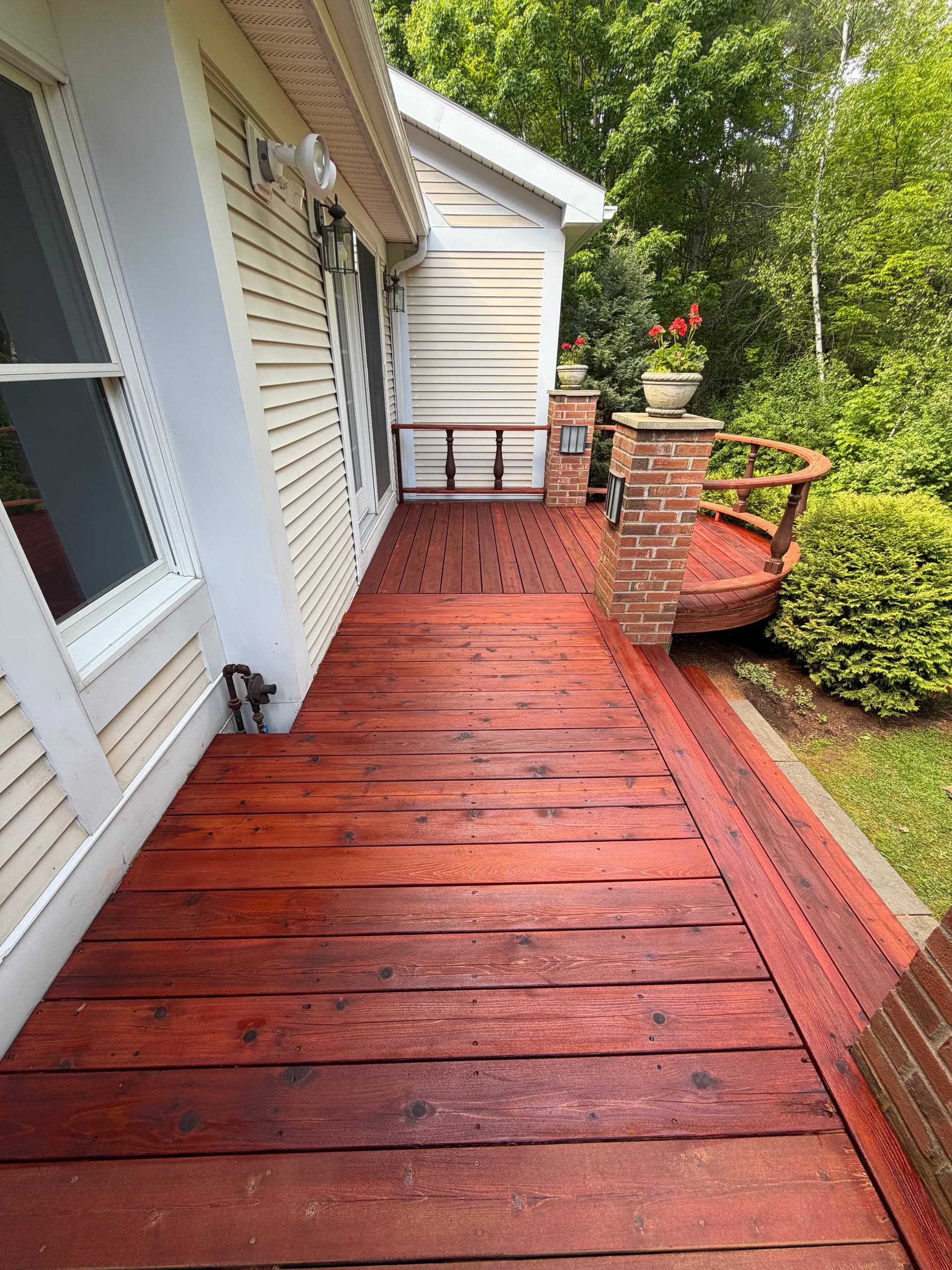 Gallery photos for Deck Staining, Gutter Cleaning, and Driveway Crack Repair in Williston VT: Image #1