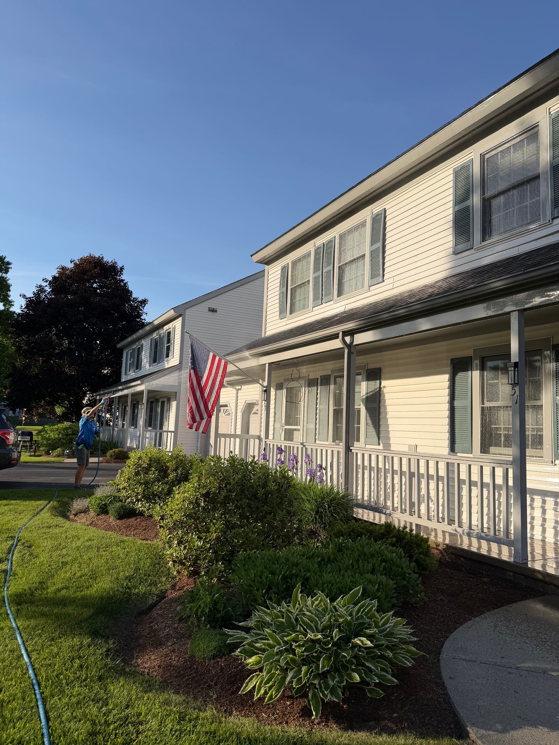 40 Units Soft Washed at Perkins Bend Townhouse Community image