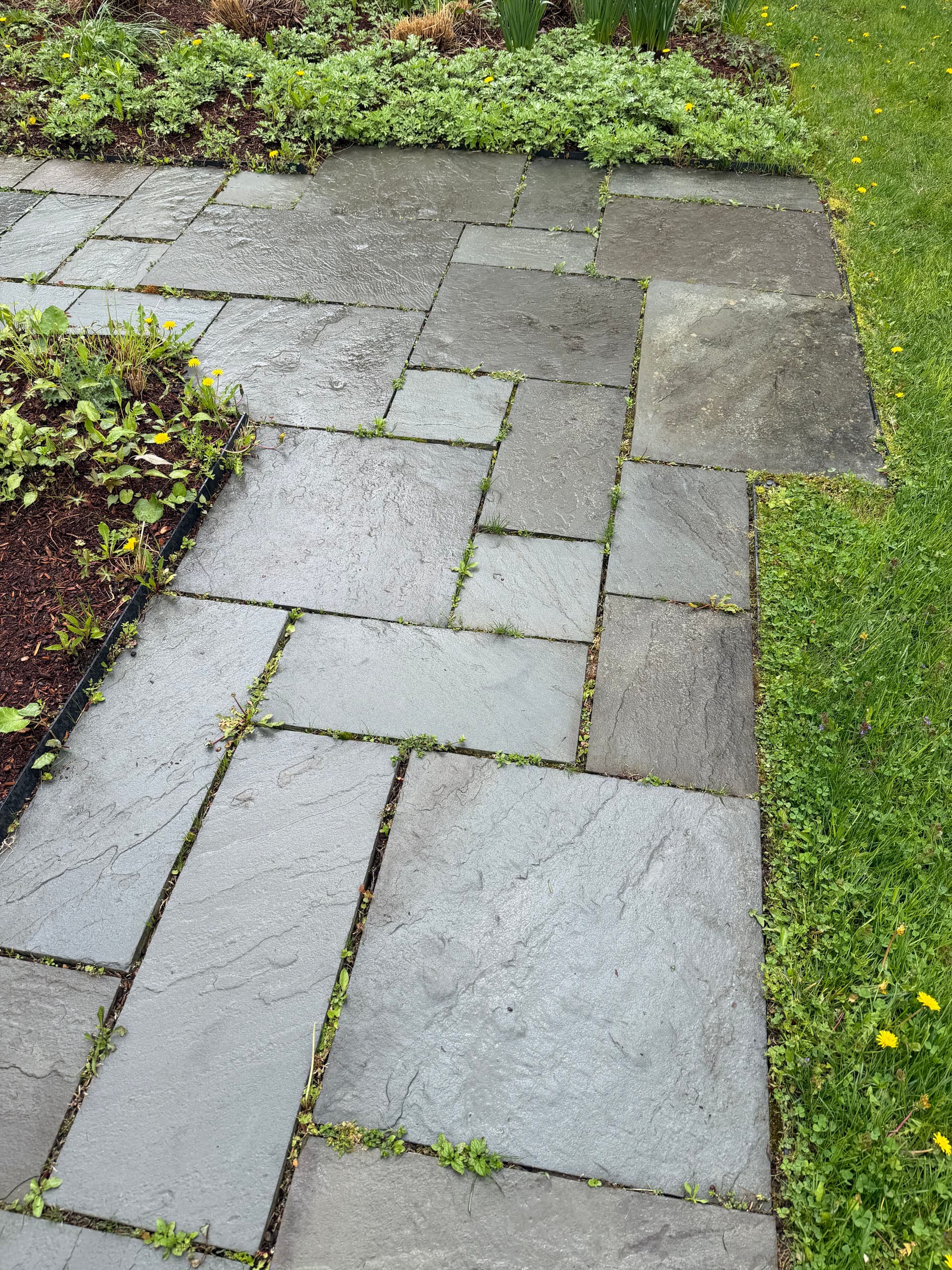 Gallery photos for Colchester Bluestone Patio and Walkway Pressure Washing: Image #2