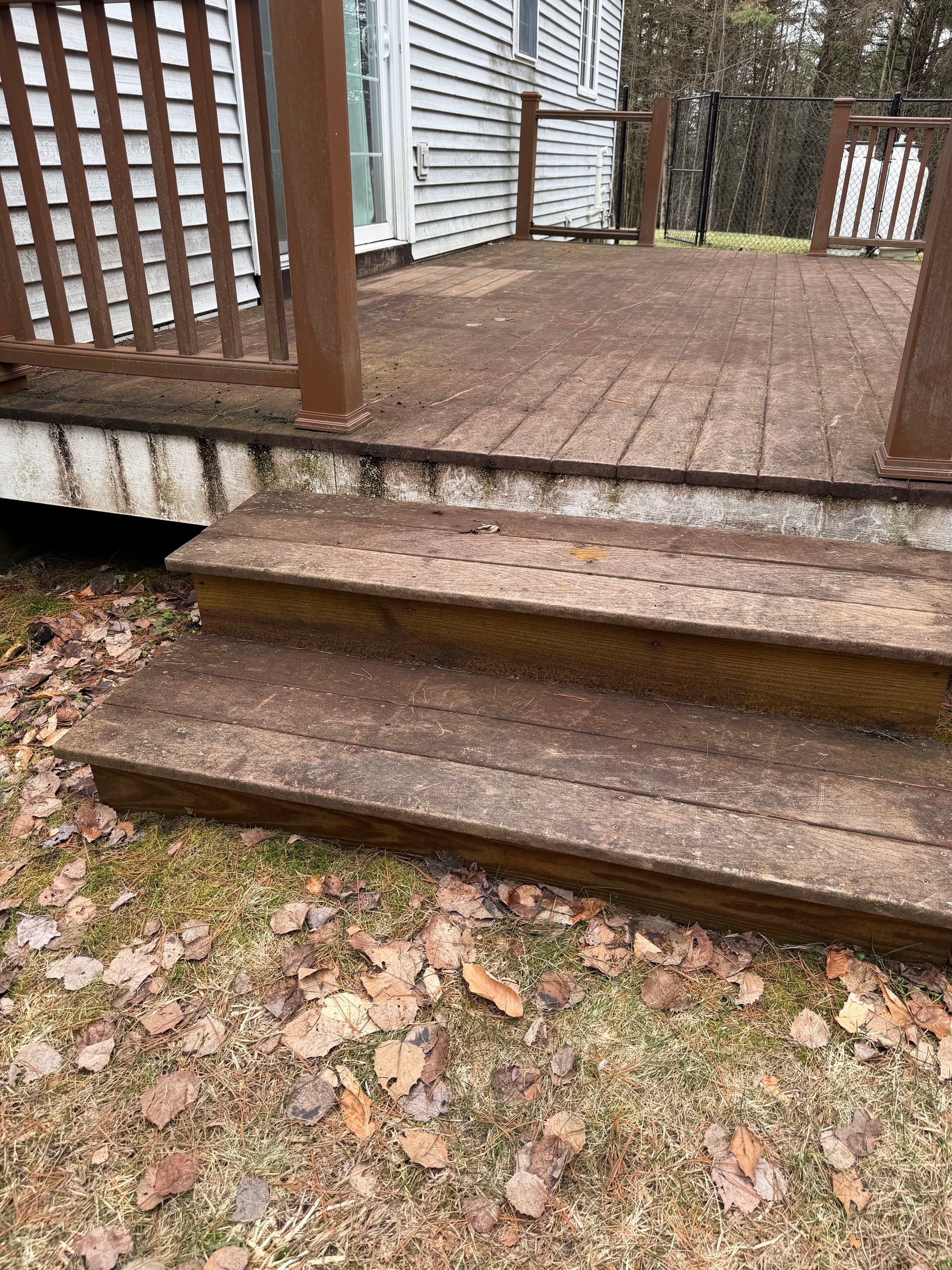 Trex Deck Cleaning and House Washing in East Montpelier Vermont image