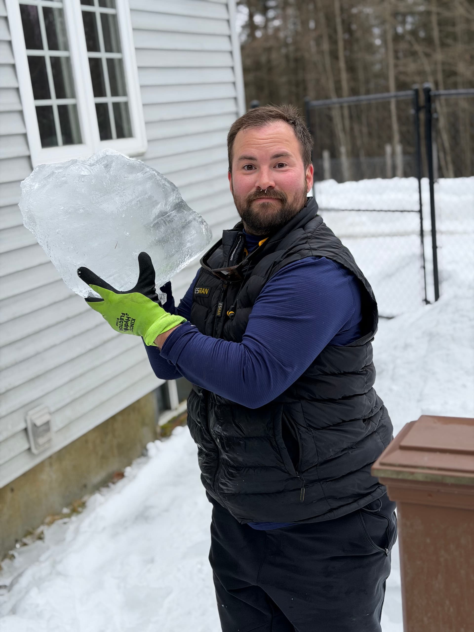 Gallery photos for Ice Dam Removal in East Montpelier: Image #1